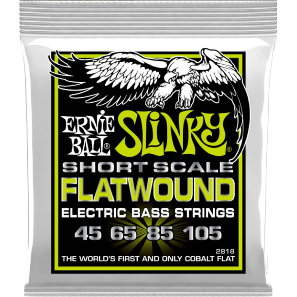 Ernie Ball P02818 Flatwound Slinky Short Scale Bass Regular